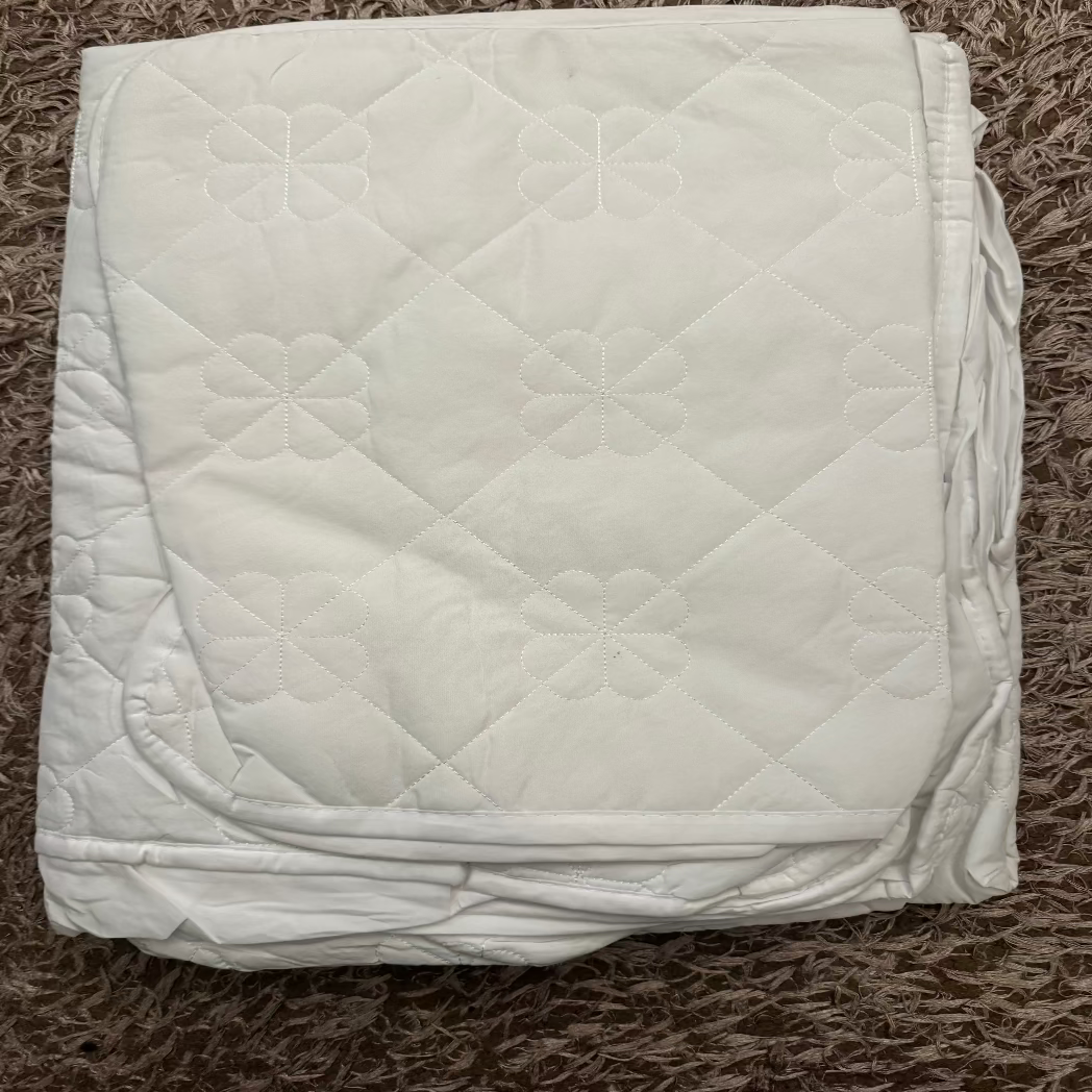Soft Class A Cotton Fitted Bed Sheet 160x200cm – Breathable Elastic Mattress Cover for Double Bed