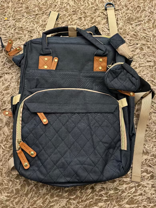 Multi-Function Waterproof Diaper Bag Backpack – Large Baby Bag with 16 Pockets & Changing Pad