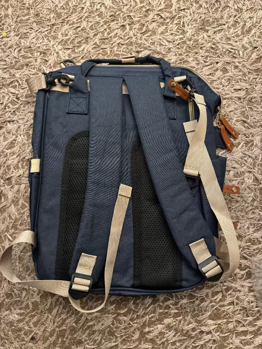 Multi-Function Waterproof Diaper Bag Backpack – Large Baby Bag with 16 Pockets & Changing Pad