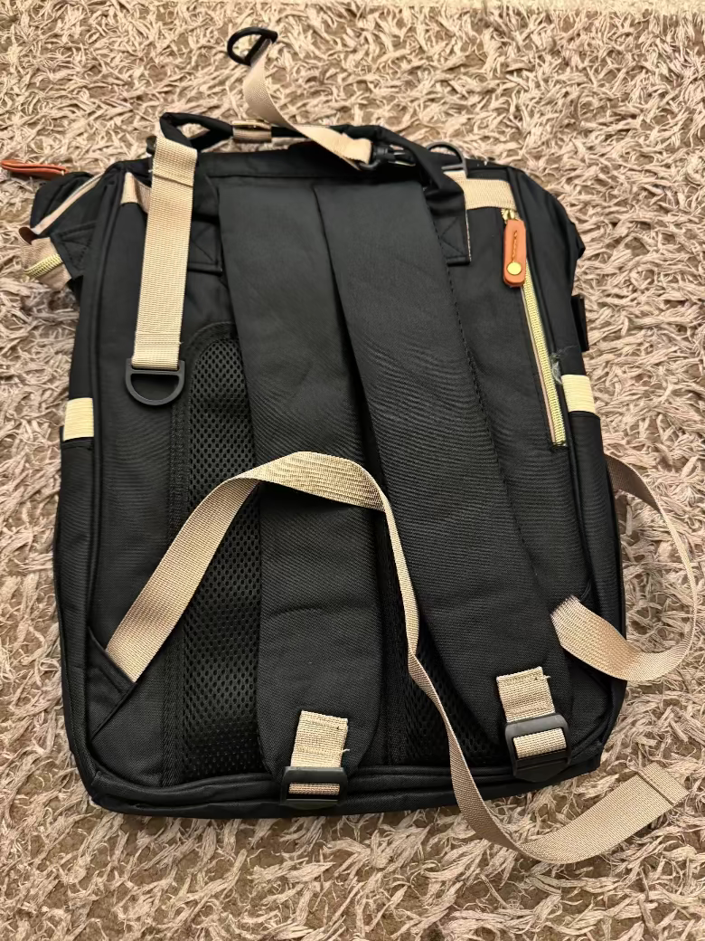 Multi-Function Waterproof Diaper Bag Backpack – Large Baby Bag with 16 Pockets & Changing Pad
