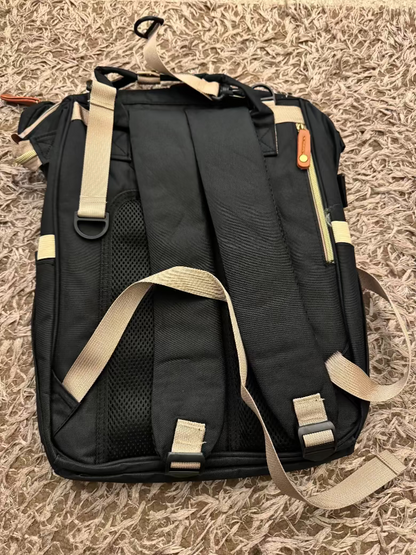 Multi-Function Waterproof Diaper Bag Backpack – Large Baby Bag with 16 Pockets & Changing Pad